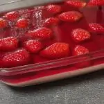 Sobremesa de morango cozinha saudável