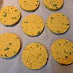 Hambúrgueres de quinoa e curcuma