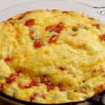 Omelete de forno com legumes