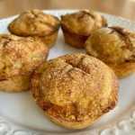 Mini torta de maçã saudável