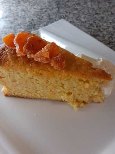 Bolo de laranja sem farinha nem soja