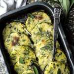 Bolinhos de polenta queijo e ervas