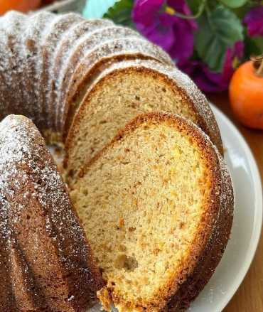 Bolo de laranja com aveia super fofinho