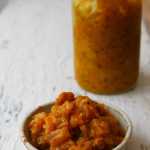 Chutney de abacaxi com curcuma