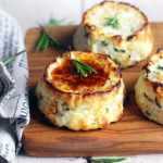 Entrada de Flan de Ricota e Couve-Flor