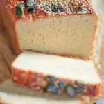 Pão de lentilha vermelha rápido e sem glúten