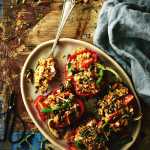 Pimentos Recheados com Quinoa e Feta