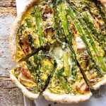 Quiche de Espargos e Queijo Brie