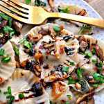 Ravioli de figo e cogumelo selvagem