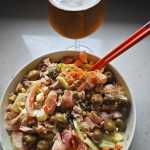 Salada russa com atum (sem glúten)