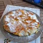 Tarte muito simples crocante de maçã