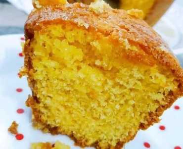 Bolo de Laranja com Cenoura