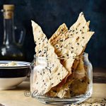 Lavash ou torrada sem glúten e sem lactose