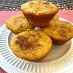 Muffin de fubá sem glúten