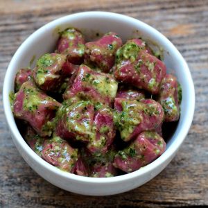 Nhoque de beterraba com batata-doce