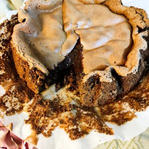 Pão-de-ló de chocolate húmido