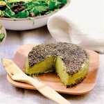 Queijo verde de abacate com orégano