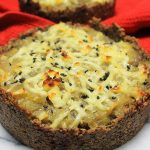 Quiche de beringela low carb, sem glúten