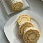 Rocambole de coco sem glúten