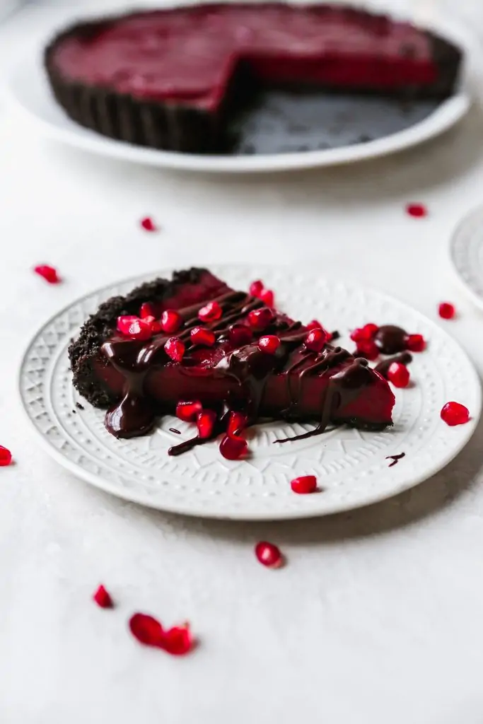 Tarte de Chocolate com Romã