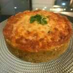 Torta de couve flor low carb