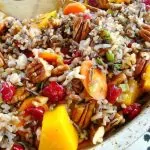 Arroz Pilaf Selvagem com arandos e Pecans