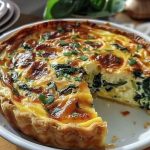 Quiche de espinafre sem crosta fácil