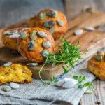 Scones de abóbora e sementes