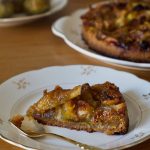 Tarte de figo, creme de amêndoa e massa quebrada de centeio