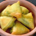 Bricks de espinafre e queijo de cabra