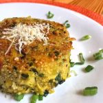 Rostie de quinoa com batata baroa