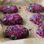 Hambúrguer de quinoa + beterraba (sem glúten!)