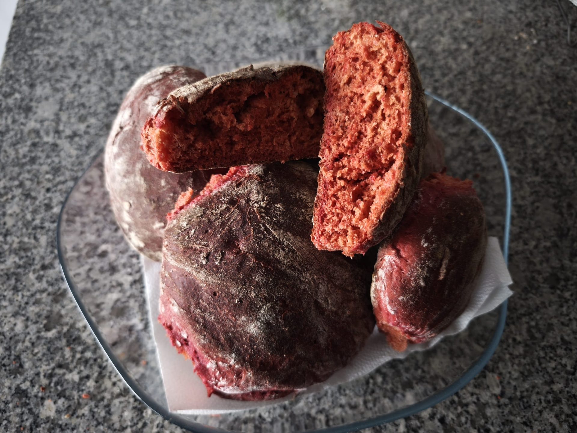 pão de beterraba delicioso
